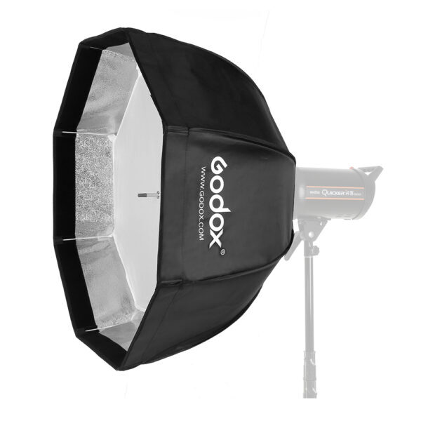 Softbox dù Godox Bát giác 120 cm Thao Tác Nhanh (Không lưới Tổ Ong)