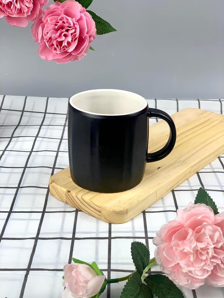 Ca cốc dáng trụ 330ml- ly tách cà phê trà- gốm sứ bát tràng