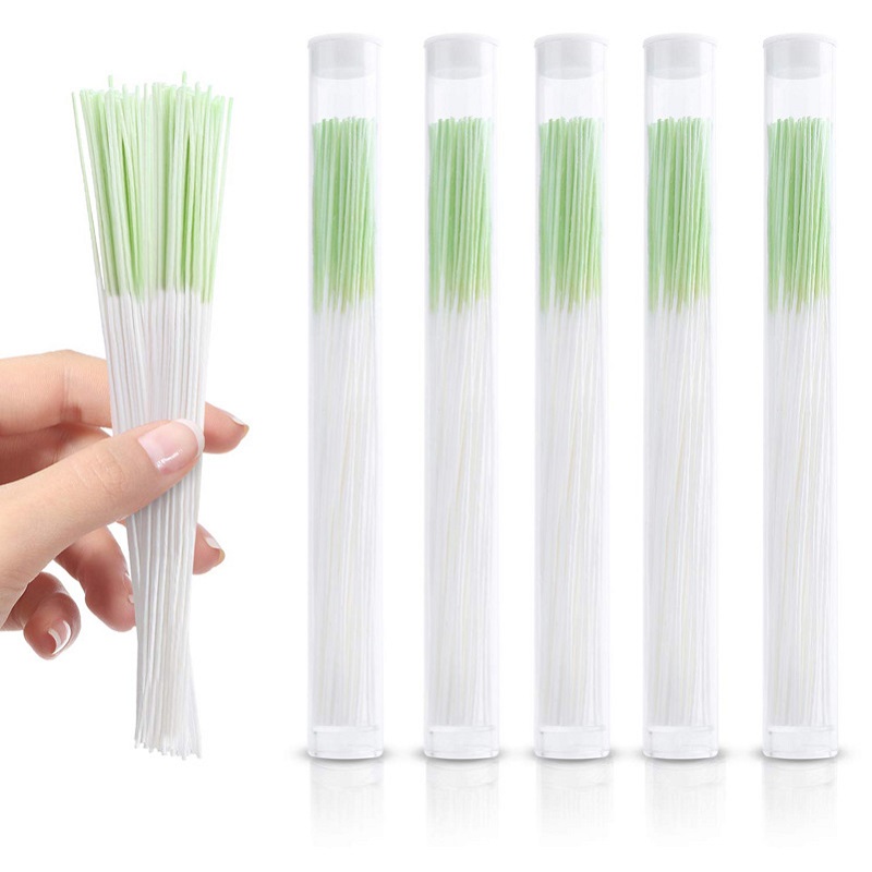 Set 60 chỉ vệ sinh chăm sóc lỗ tai sau bấm chuyên dụng, tiện lợi