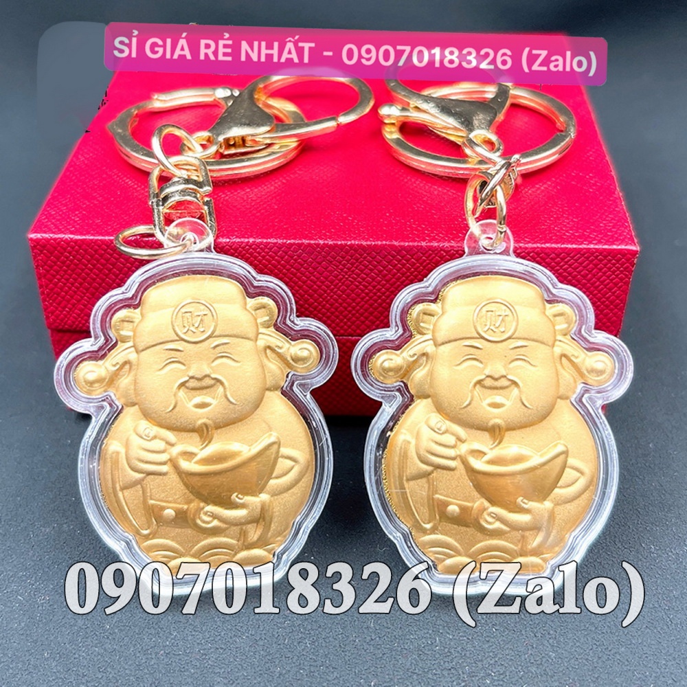 Móc Khóa Thần Tài May Mắn Chiêu Tài