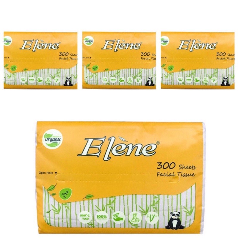 Thùng 30 Gói Khăn Giấy Lụa Elene 1 gói 300 tờ Cao Cấp( Hàng Công Ty)