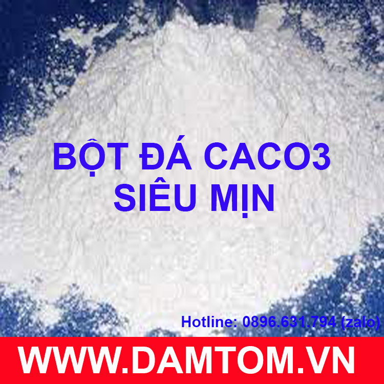 PHÂN CACO3 , Canxi Cabonat - Bột đá CaCO3 TÚI 5KG