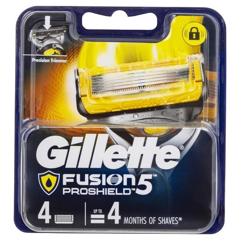 Hộp 4 lưỡi dao cạo râu Gillette Fusion Proshield(xả kho sale mạnh)
