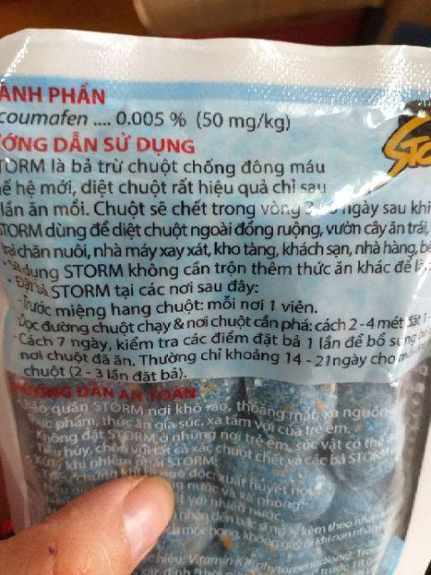 Kẹo diệt chuột đức storm 20 viên