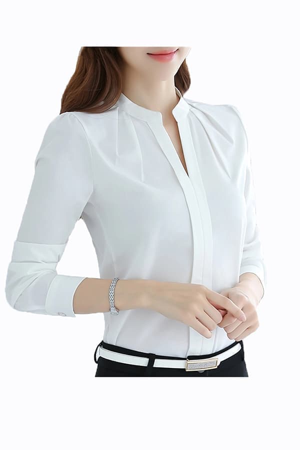 Áo sơ mi cổ lệch, cổ tầu,cổ tim (45kg-55kg)