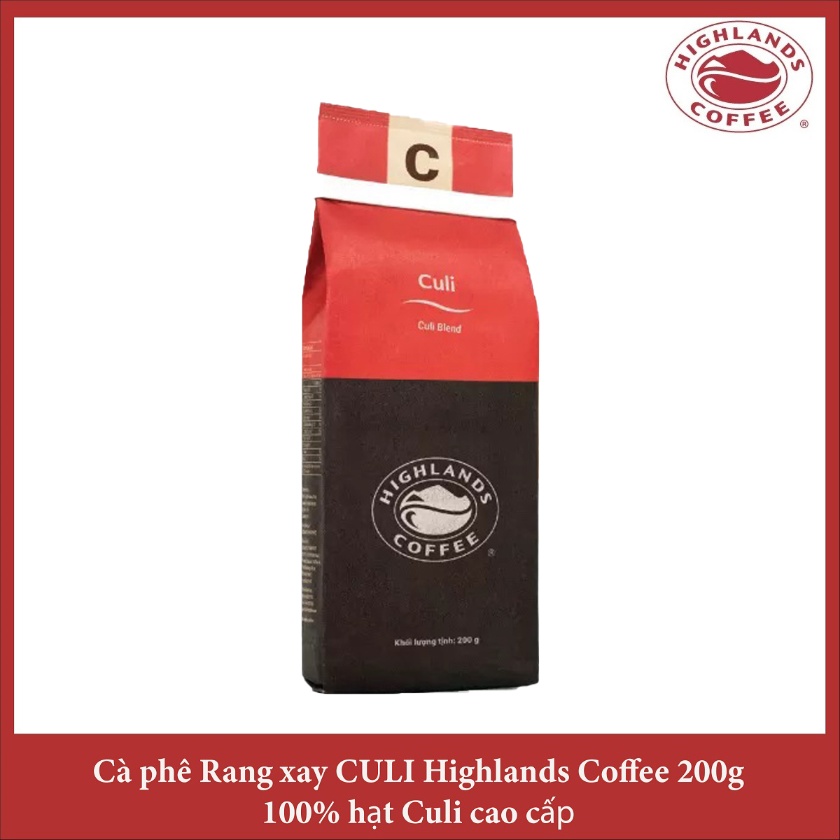 Cà phê rang xay Culi Highlands coffee 200g - Culi Blend