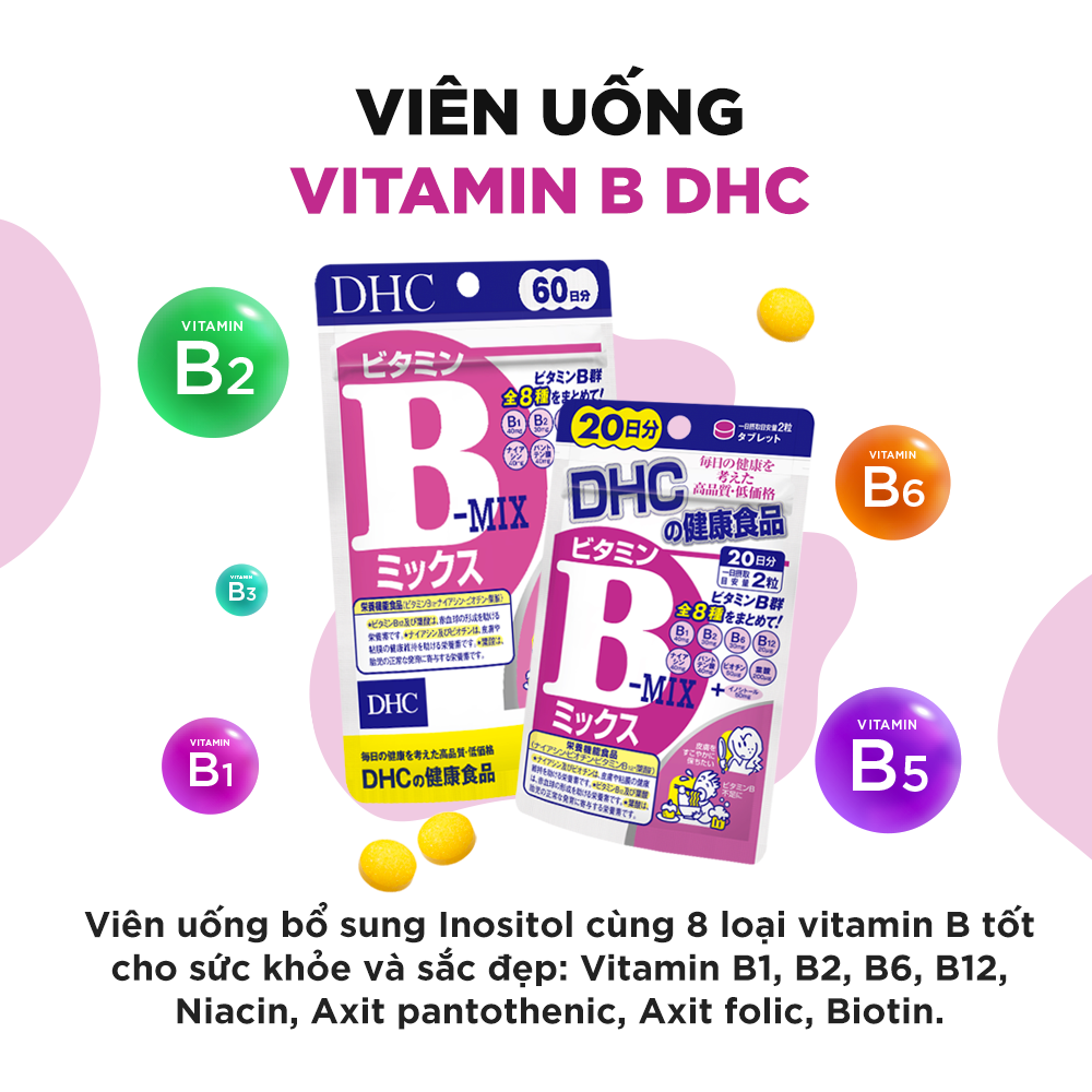 Combo Viên Uống DHC Hỗ Trợ Bổ Não 60N (DHA & Bmix)