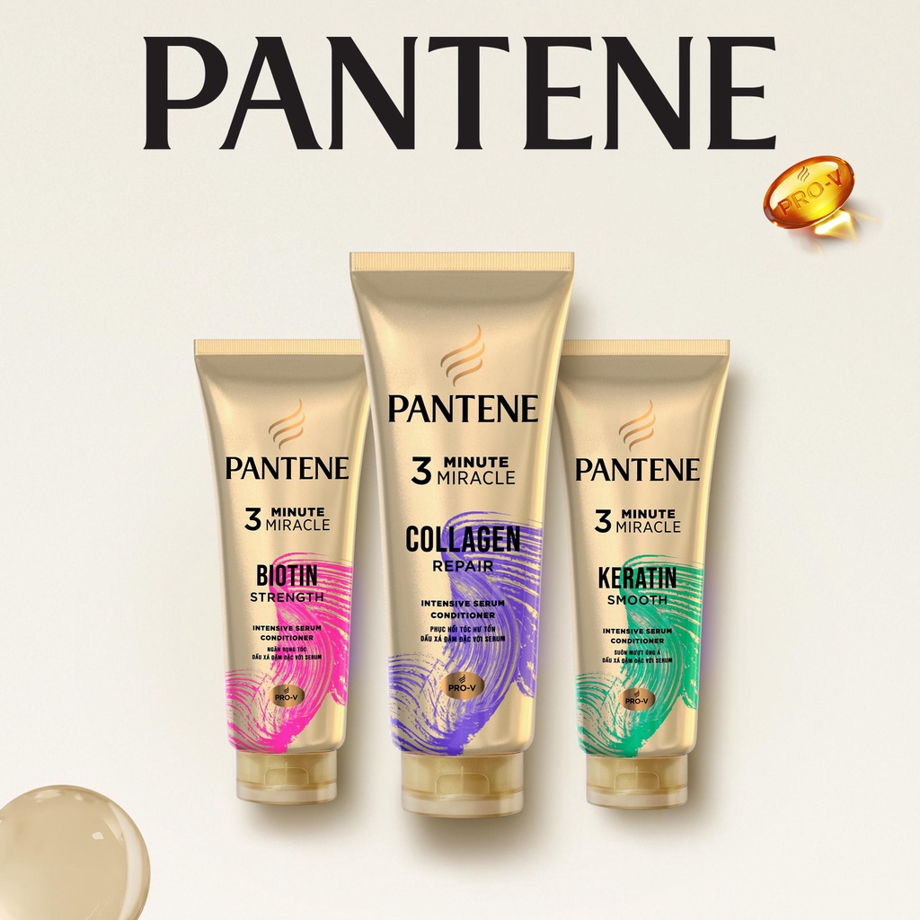 Combo 2 Dầu Xả Pantene Pro- V (Xanh Lá) Tuýp 300ML
