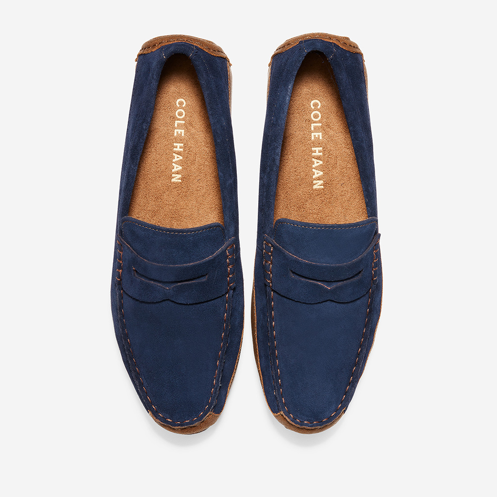 [FreeshipMAX] Giày Cole Haan Wyatt Penny (Xanh Navy)