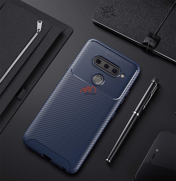 Ốp lưng dẻo vân carbon LG G8 ThinQ 3 camera