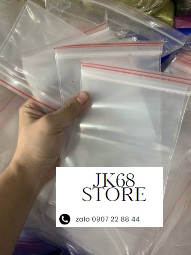 1KG TÚI ZIP CHỈ ĐỎ