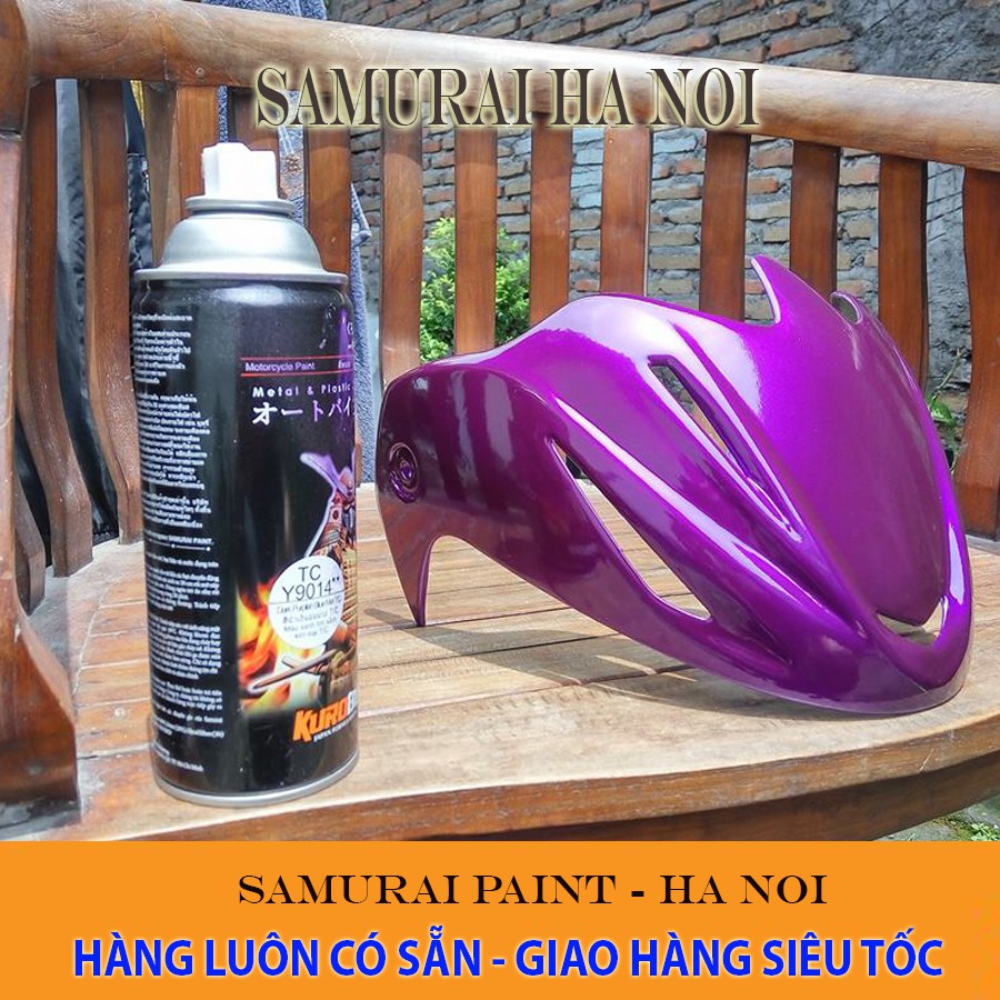 Sơn xịt Samurai UCY9014 hoặc TCY9014 – Màu Tím đậm Yamaha