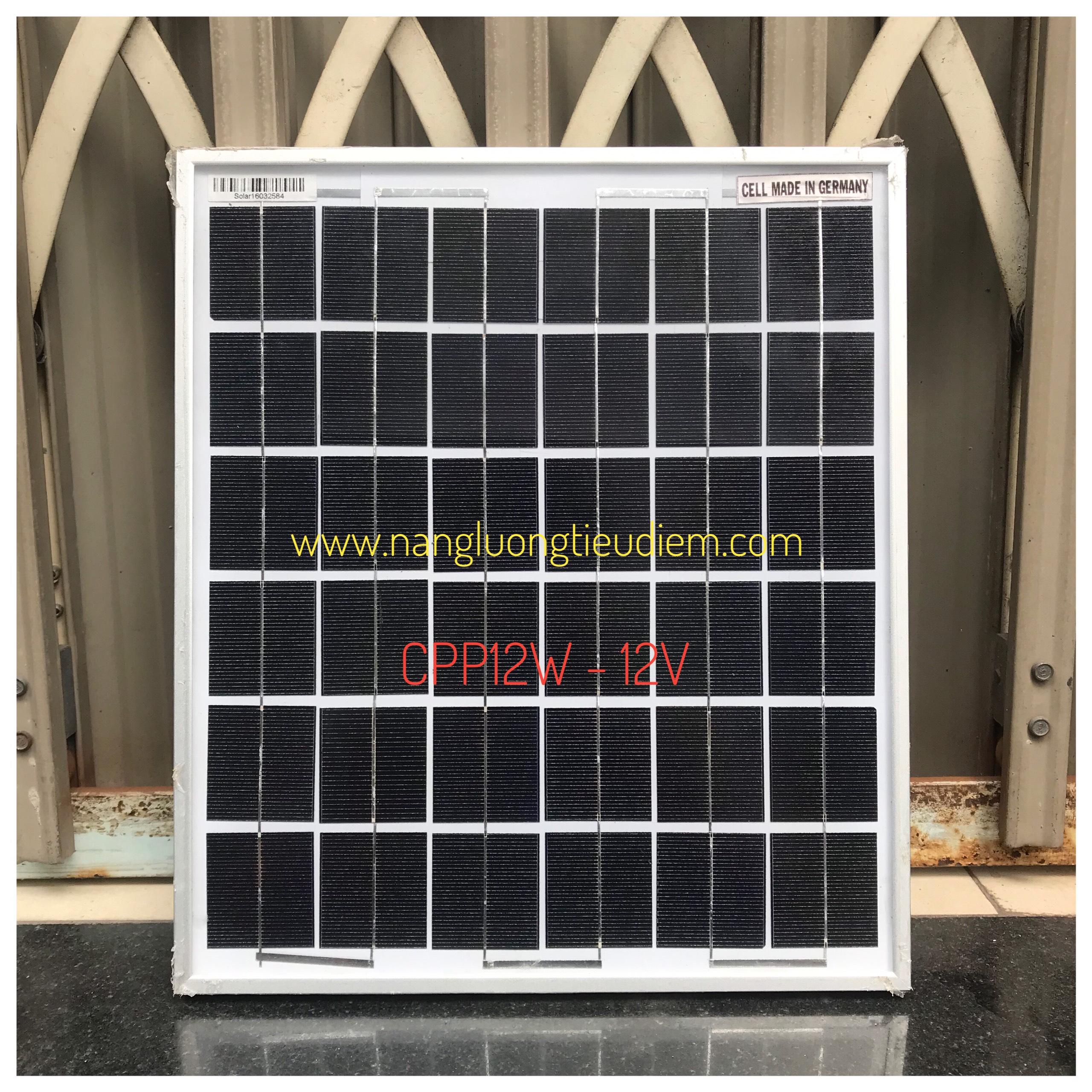 [HCM]Pin năng lượng mặt trời TIDISUN Poly 12W CPP12W Poly solar panel