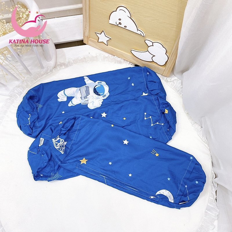 Vỏ gối ôm trẻ em 70cm, vải Tencel mềm mại thoáng mát, thấm hút tốt