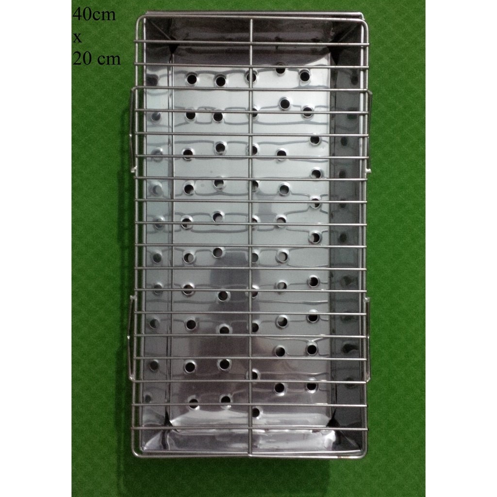 Bếp khay nướng than INOX có kèm khay
