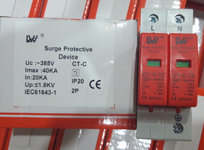 Ac Lightning Protection - Lw-Ac-385V-2P-40Ka