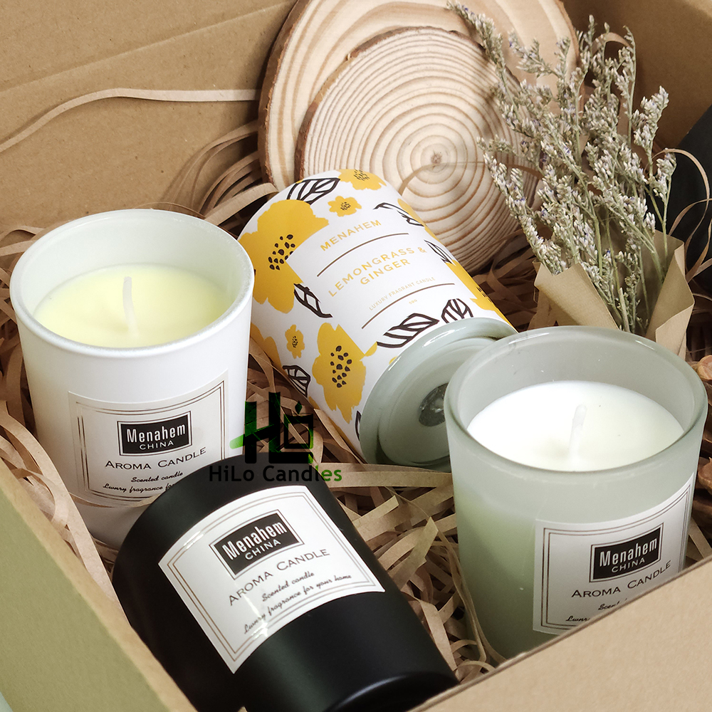 SET QUÀ TẶNG Sinh Nhật Tốt Nghiệp Năm Mới - Nến Thơm Aroma Menahem - HiLo Candles