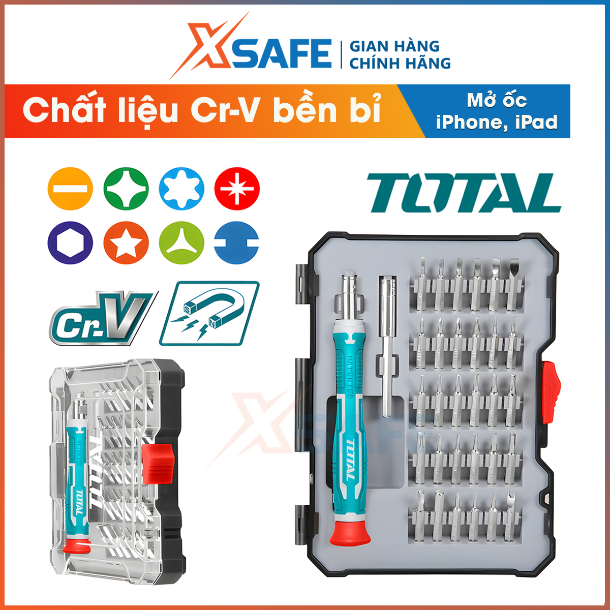 All-in-one screwdriver set includes screwdriver, screwdriver bit, tubing, steel industrial connector screwdriver set, phone repair screwdriver tatsd30234