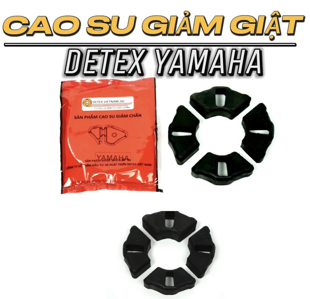 Giảm giật xe máy Detex Yamaha (cao su giảm chấn)