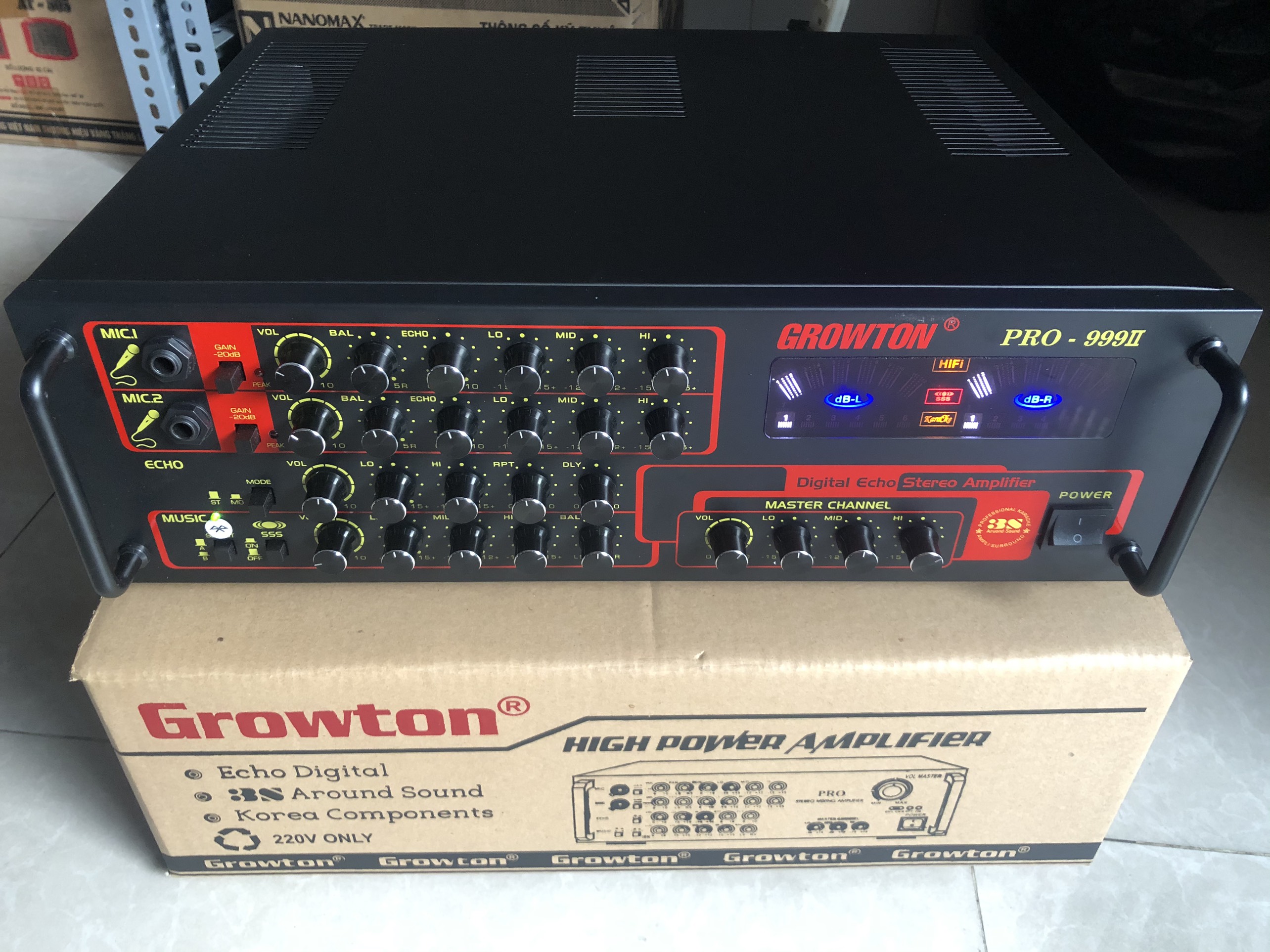 Amply Growton Pro-999II 12 sò - Bluetooth