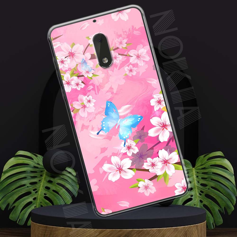 Ốp lưng Nokia 6 (2017) mẫu BST Hoa lá cành TPU