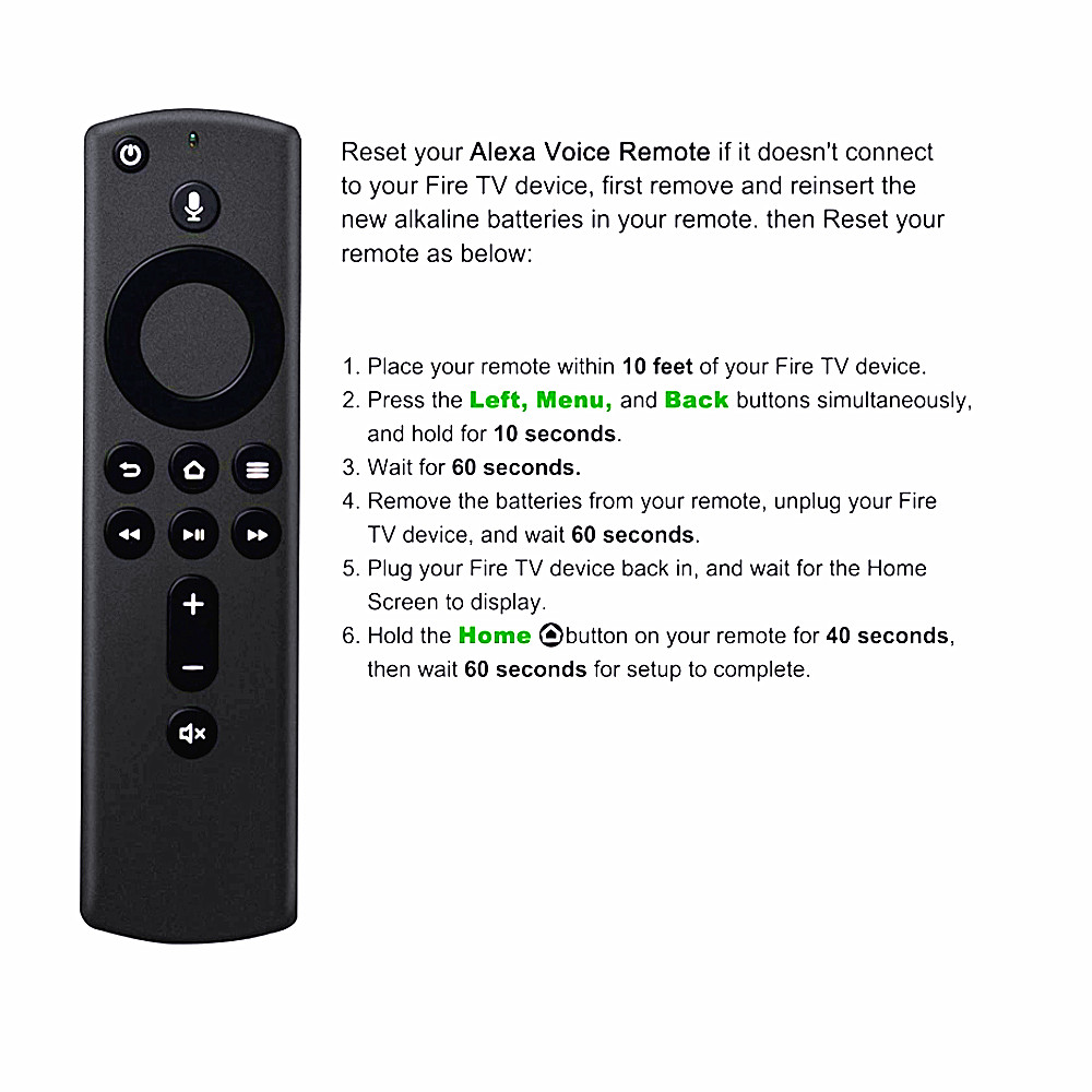 New L5B83H Fit For Amazon Fire TV Stick 4K 2nd Gen Remote With Alexa Voice Control Bluetooth Replace DR49WK B