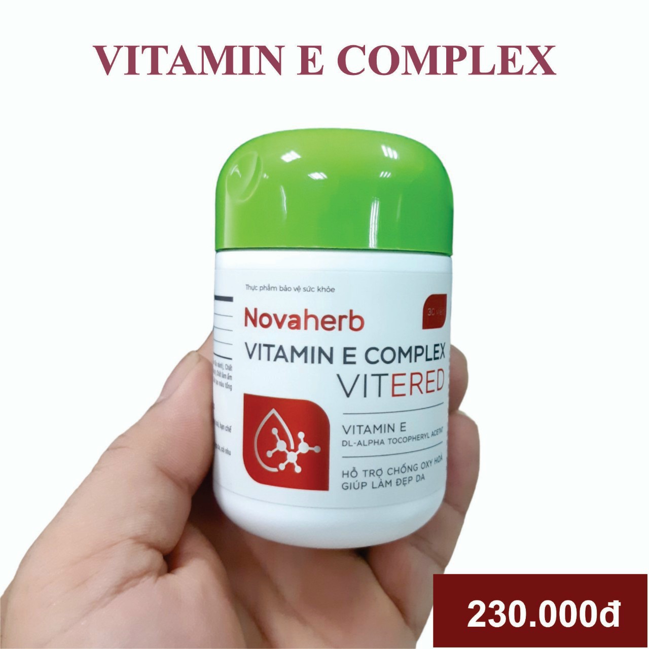 Vitamin E Complex Vitered hộp 30 viên