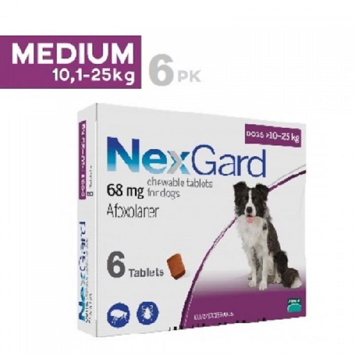 Hanpet - NEXGARD viên nhai ve ghẻ, bọ chét cho chó (4 size) Lẻ 1 viên (no box)