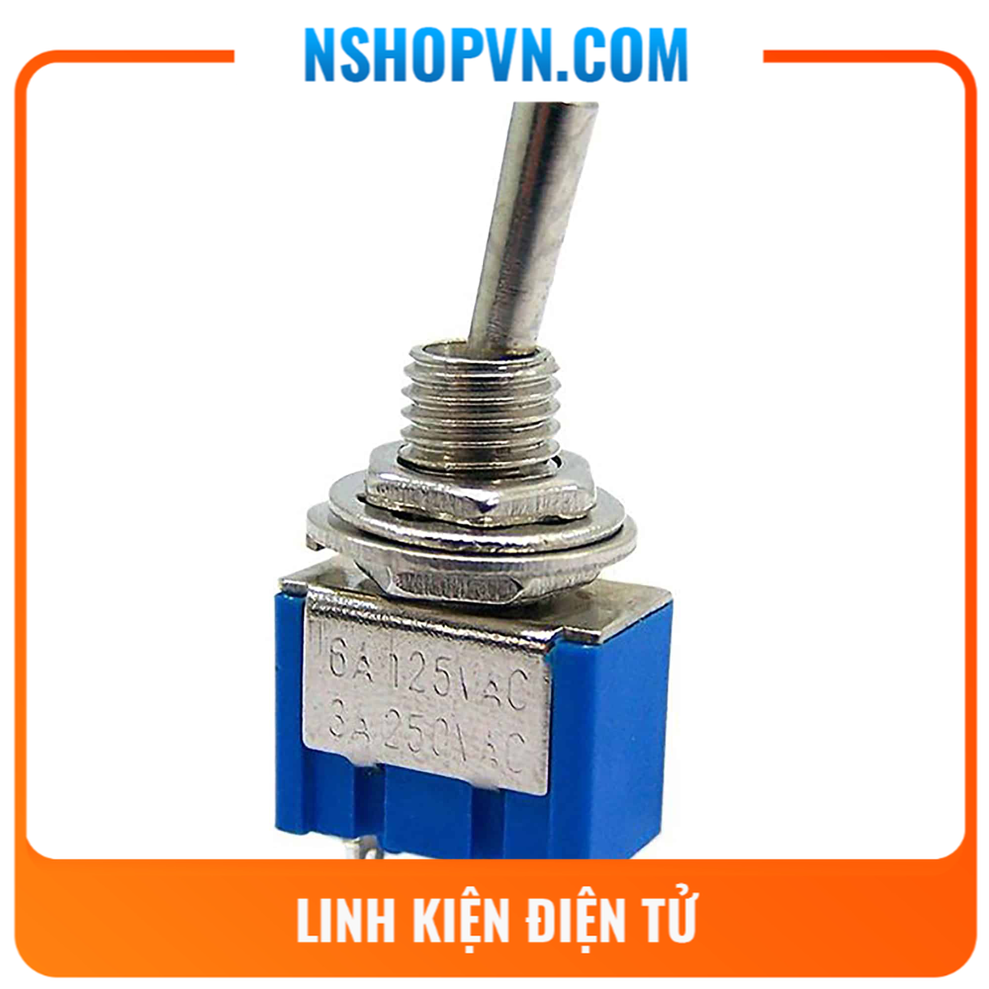 Bộ 2 Công tắc gạt 3 chân 6A ( 2 trạng thái )