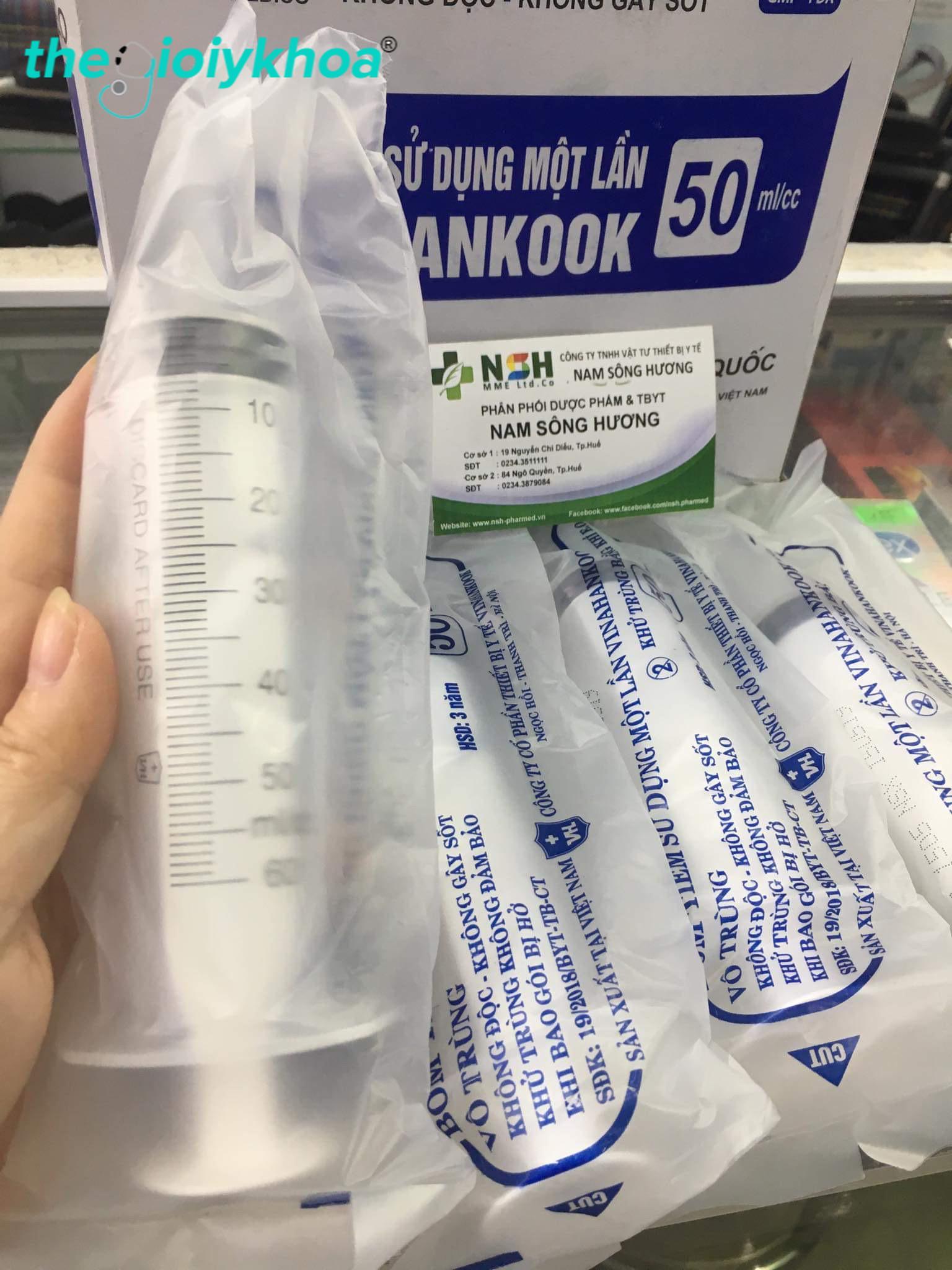 Combo 05 bơm 50cc 50ml cho ăn hoặc tiêm vinahankook vn thegioiykhoa