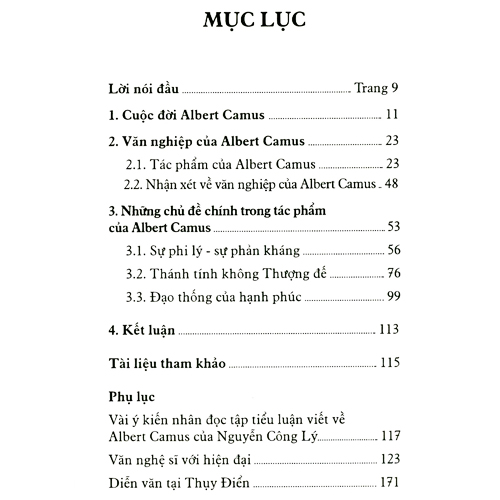 Sách - Nhà Văn Triết Gia Albert Camus (1913-1960)