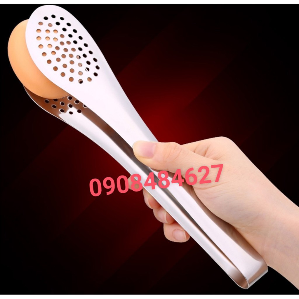 Kẹp Gắp Thức Ăn Iox Đầu Tròn Đục Lổ