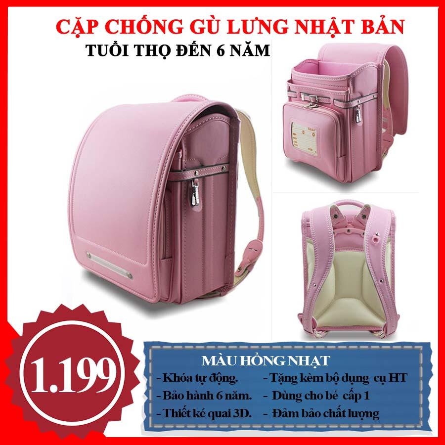 Cặp chống gù lưng Nhật Bản - Đen
