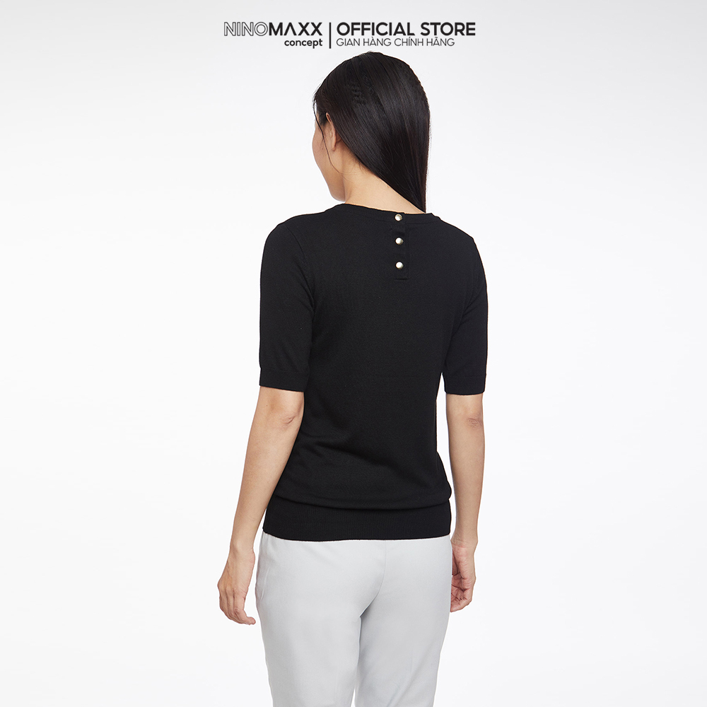 N&M Áo sweater Basic Nữ tay ngắn 1905013