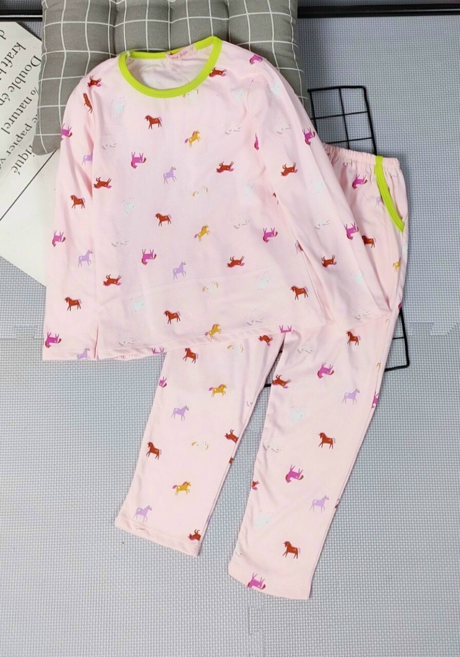 (22-35kg) Bộ thun coton mềm kiểu dáng ĐƠN GIẢN bé GÁI, thun coton đẹp,
