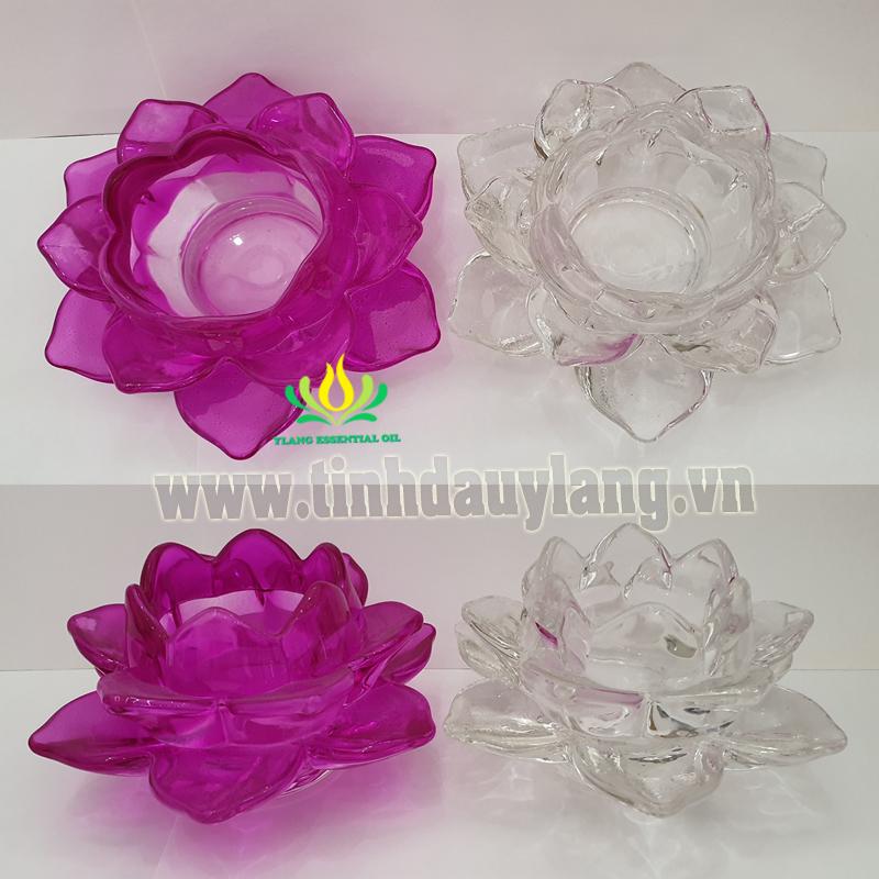 Combo 2 Chân nến hình Hoa Sen