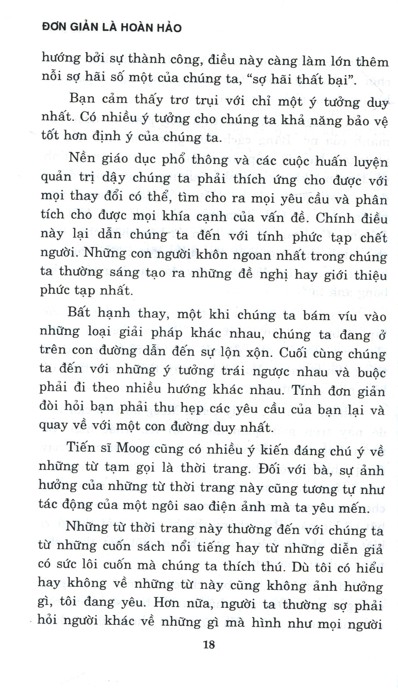 Đơn Giản Là Hoàn Hảo (Tái Bản 2016) - Jack Trout, Thái Hùng Tâm