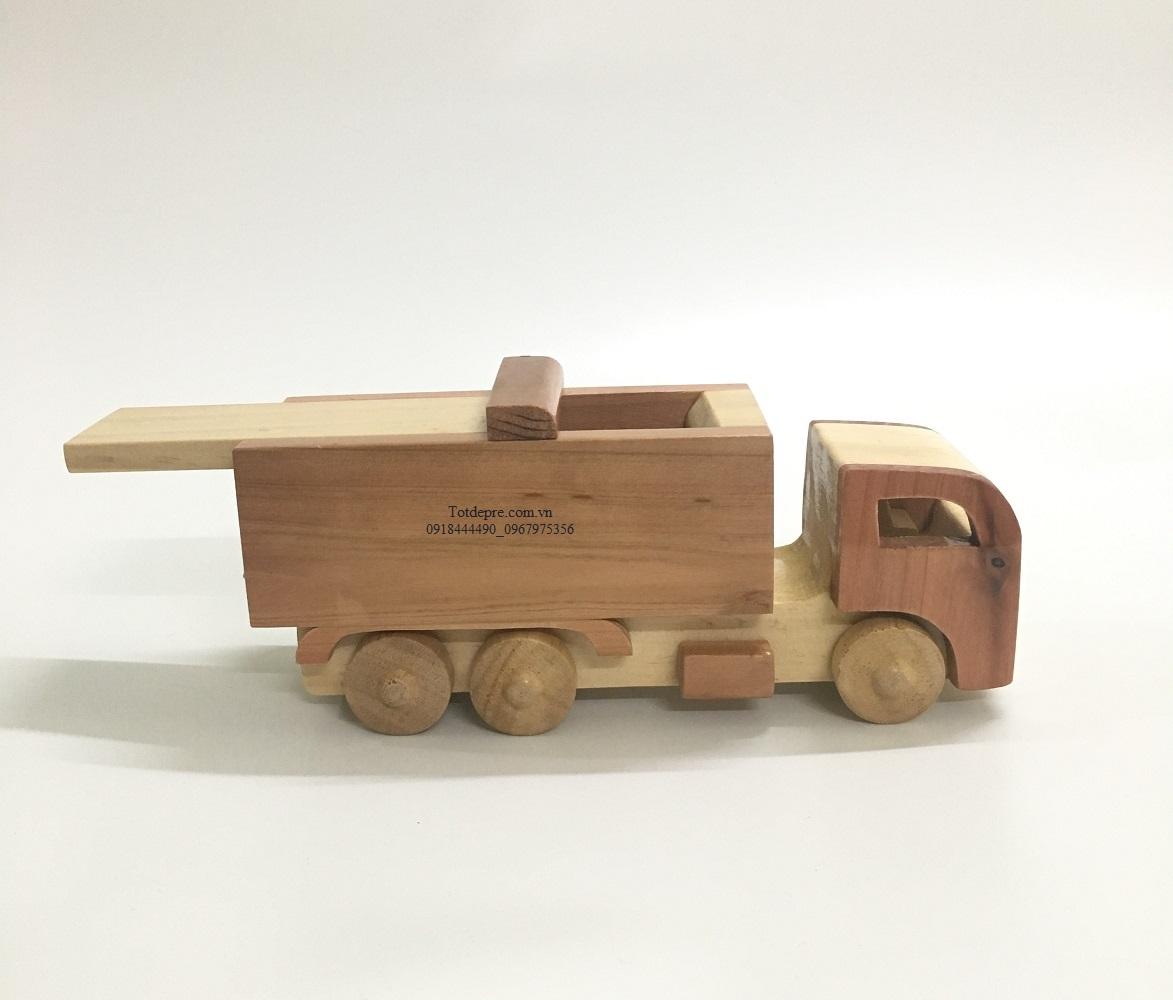 Mô hình xe ô tô tải - Đồ chơi gỗ cao cấp,đồ decor