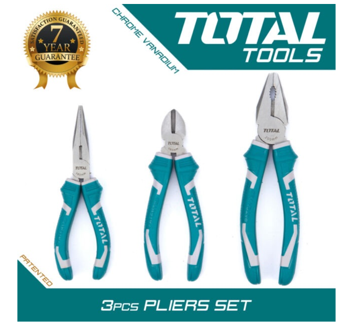 Bộ 3 kềm cắt , kiềm răng và kiềm mỏ dài Total THT1K0301