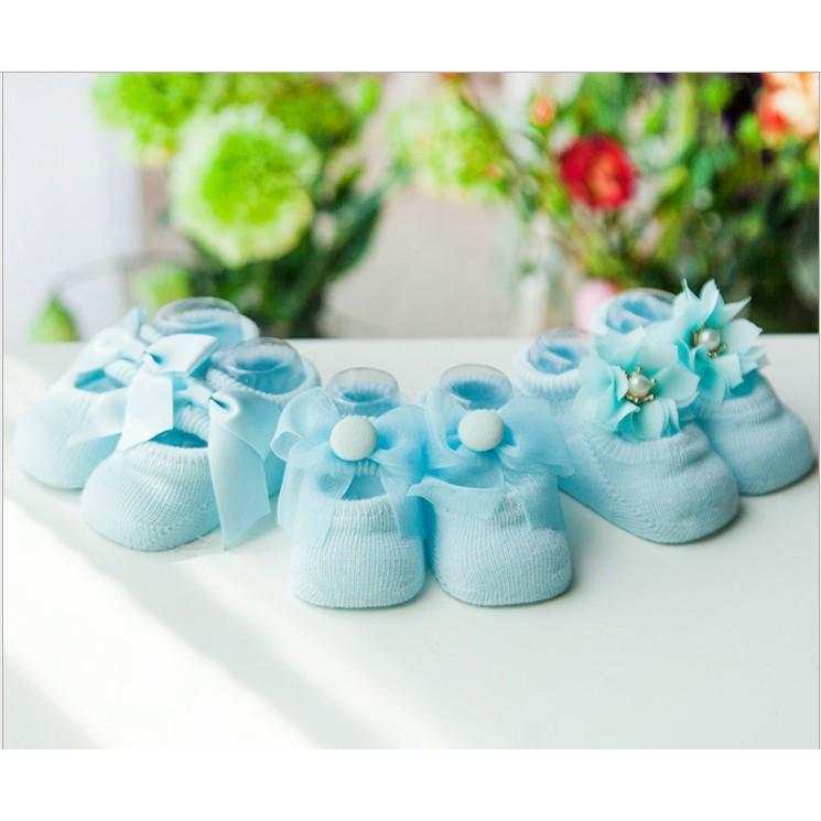 Set 3 đôi tất nơ cho bé