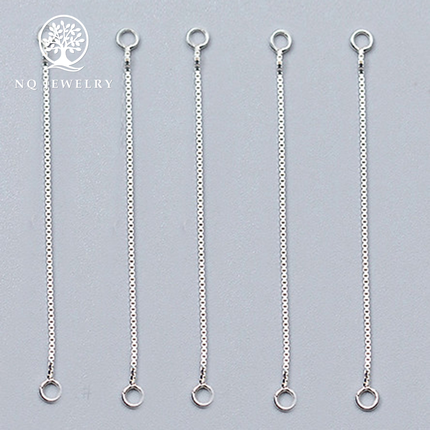 Charm bạc chuỗi xích trang trí #2 - NQ Jewelry