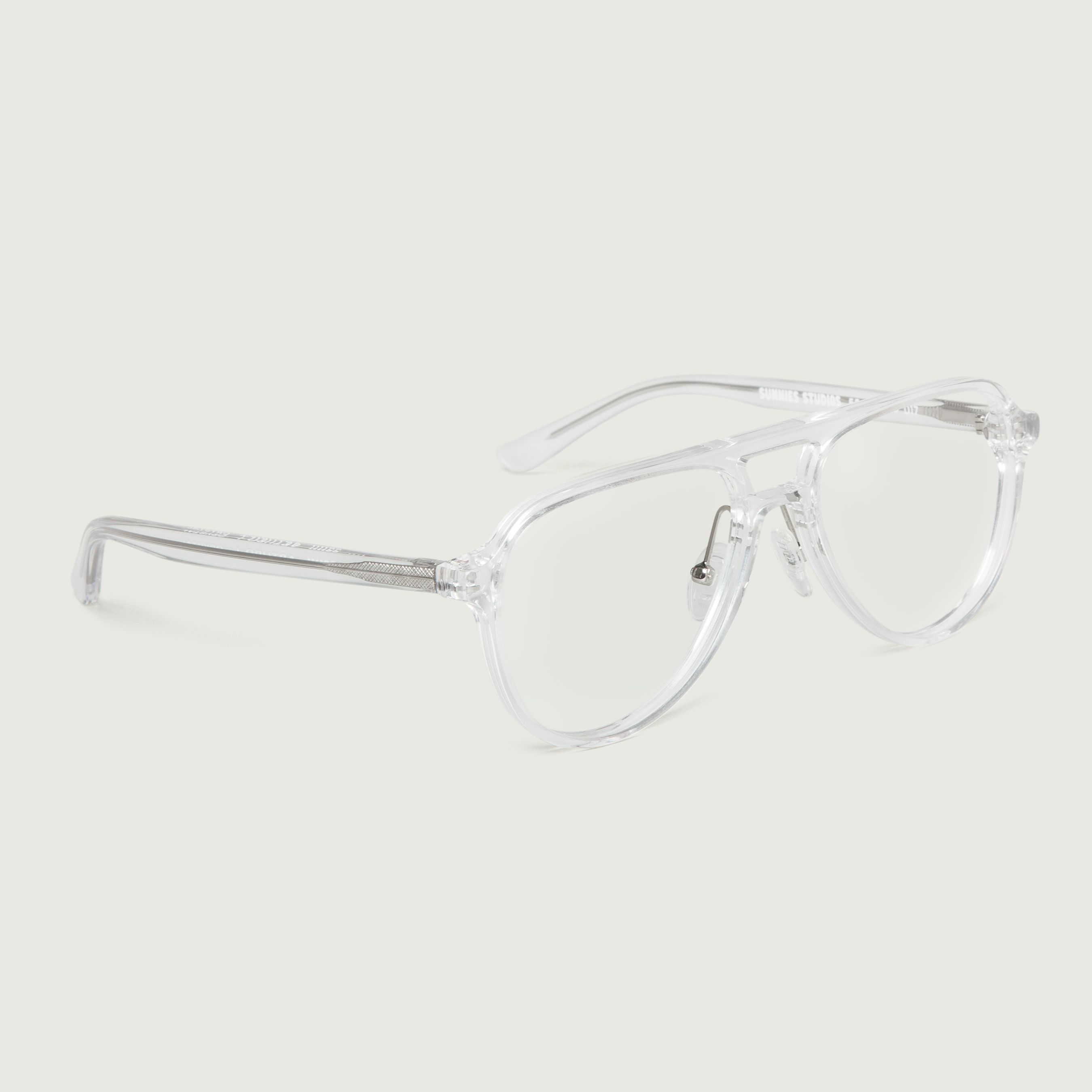 Gọng Kính Cận Sunnies Studios Gọng Phi Công Arturo Crystal +