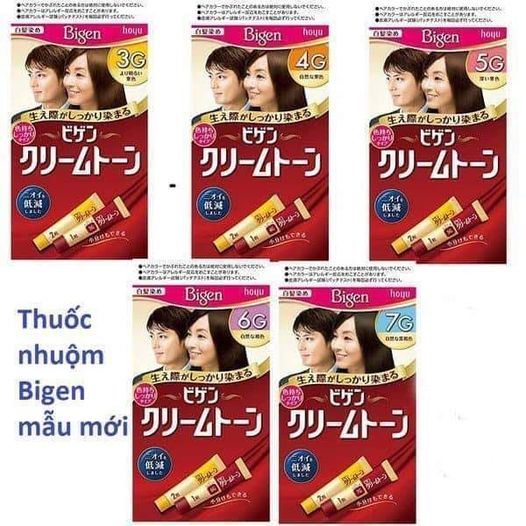Thuốc nhuộm tóc phủ bạc Bigen nội địa Nhật Bản chính hãng
