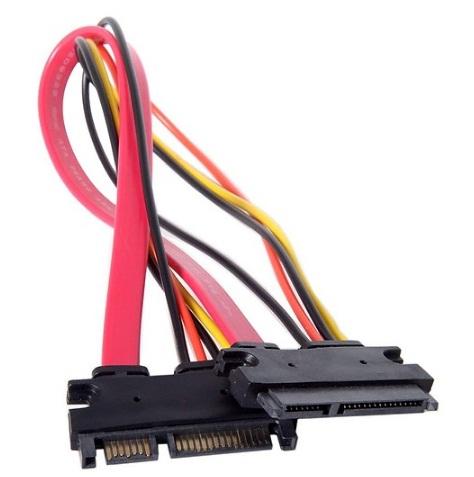 Cáp nối dài SATA+Power 50cm cho HDD, SSD, DVD -CAP 6