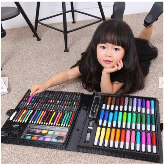 HỘP MÀU 150 MÓN CHO BÉ