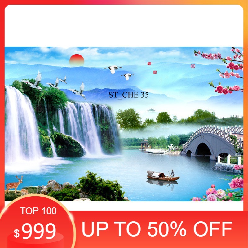 Decal 3d dán hồ cá cảnh