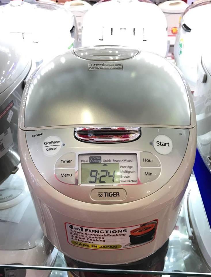 Nồi cơm điện tử tiger jax-s18w - 1.8l