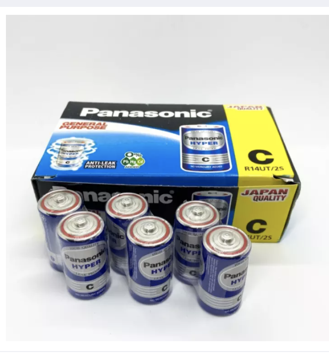 Pin trung ( Pin C ) Panasonic R14UT - Vỉ 2 Viên