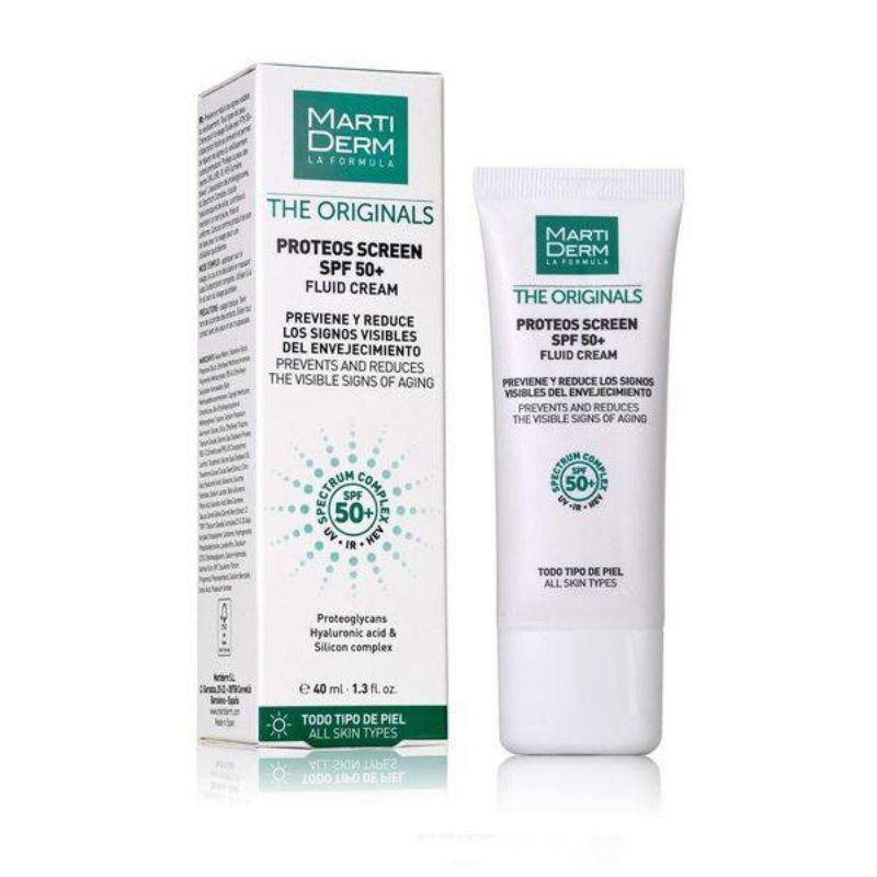 [DATE MỚI HÀNG CÔNG TY] Kem chống nắng Martiderm Proteos Screen SPF 50 Fluid Cream.