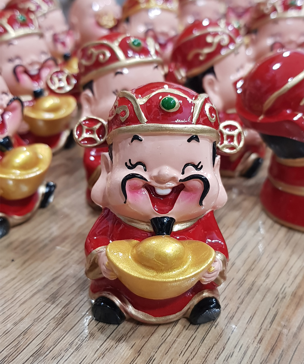 [HCM]Tượng chibi Thần Tài size 6cm chiêu tài - may mắn